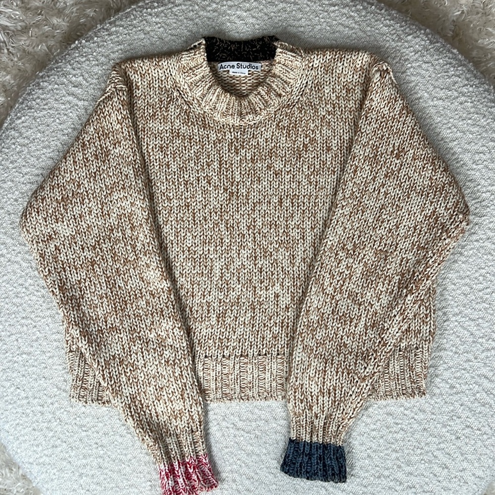 RARE Acne Studios Chunky Knit Sweater in size Small, Worn Once. Great Shape